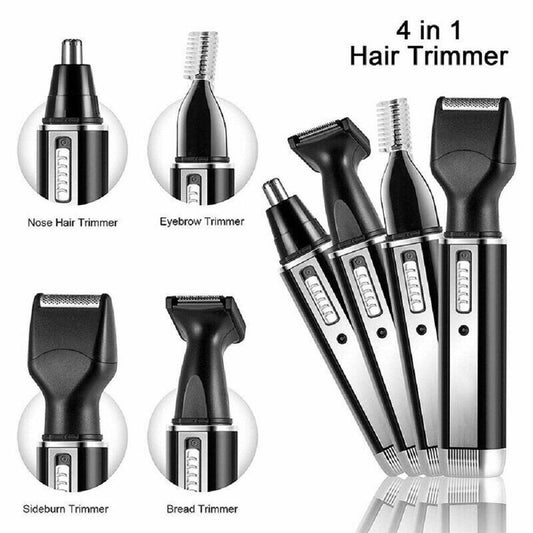 4 In 1 Electric Shaving Nose Ear Trimmer Safety Face Beard Care